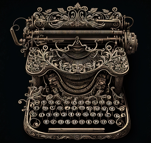 Gammel skrivemaskin